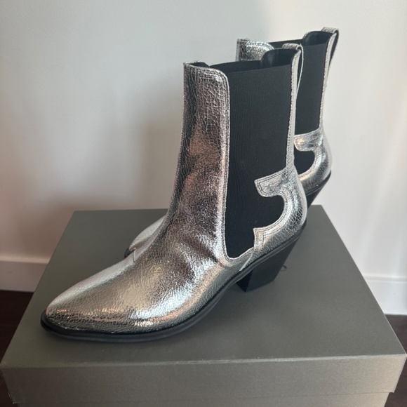 NEW Allsaints leather boots - Picture 5 of 7